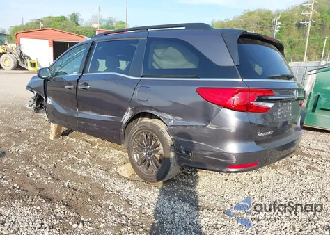 2022 Honda Odyssey Ex-L z USA, uszkodzony, nr VIN 5FNRL6H78NB052651